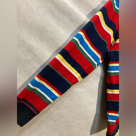 Sleepy Jones Cotton Striped Long Sleeve Pajama Shirt - Picture 3 of 5